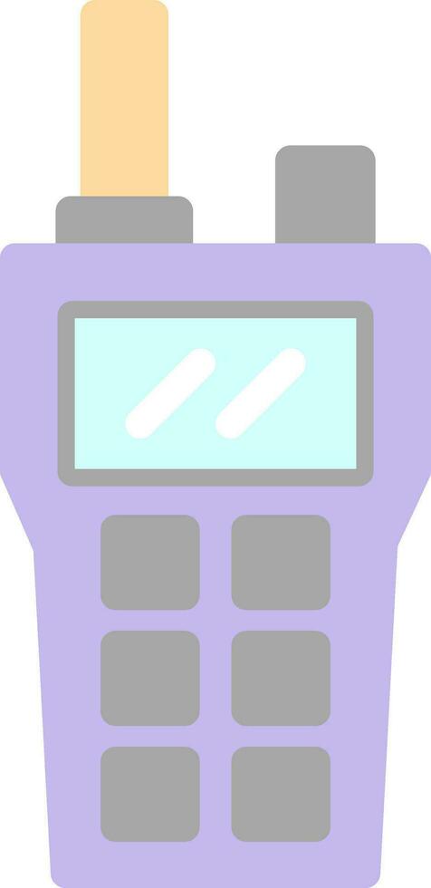 diseño de icono de vector de walkie talkie