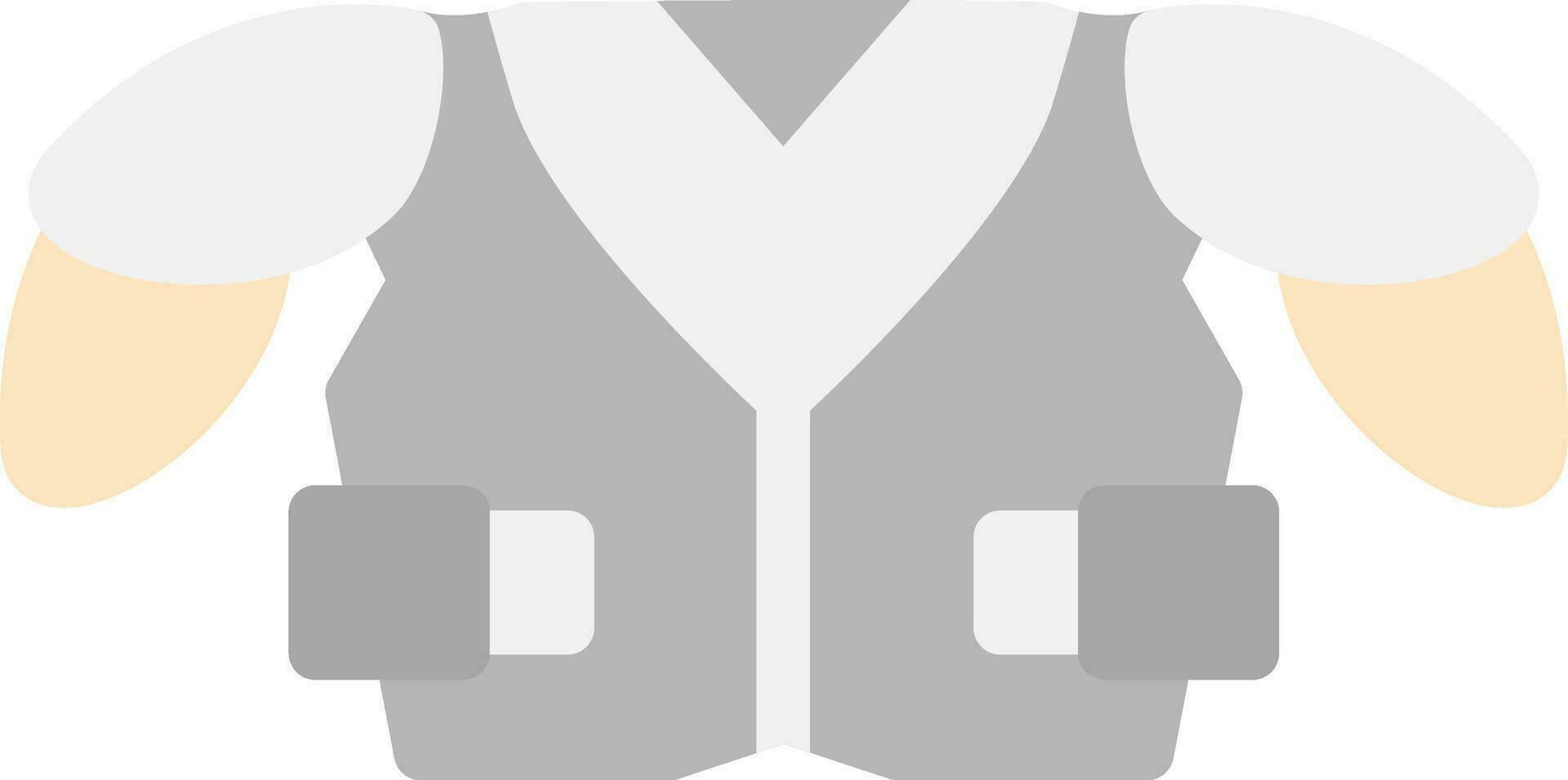 Shoulder Pads Vector Icon Design