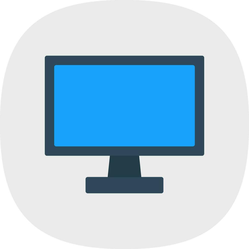 Monitor Screen Vector Icon Design