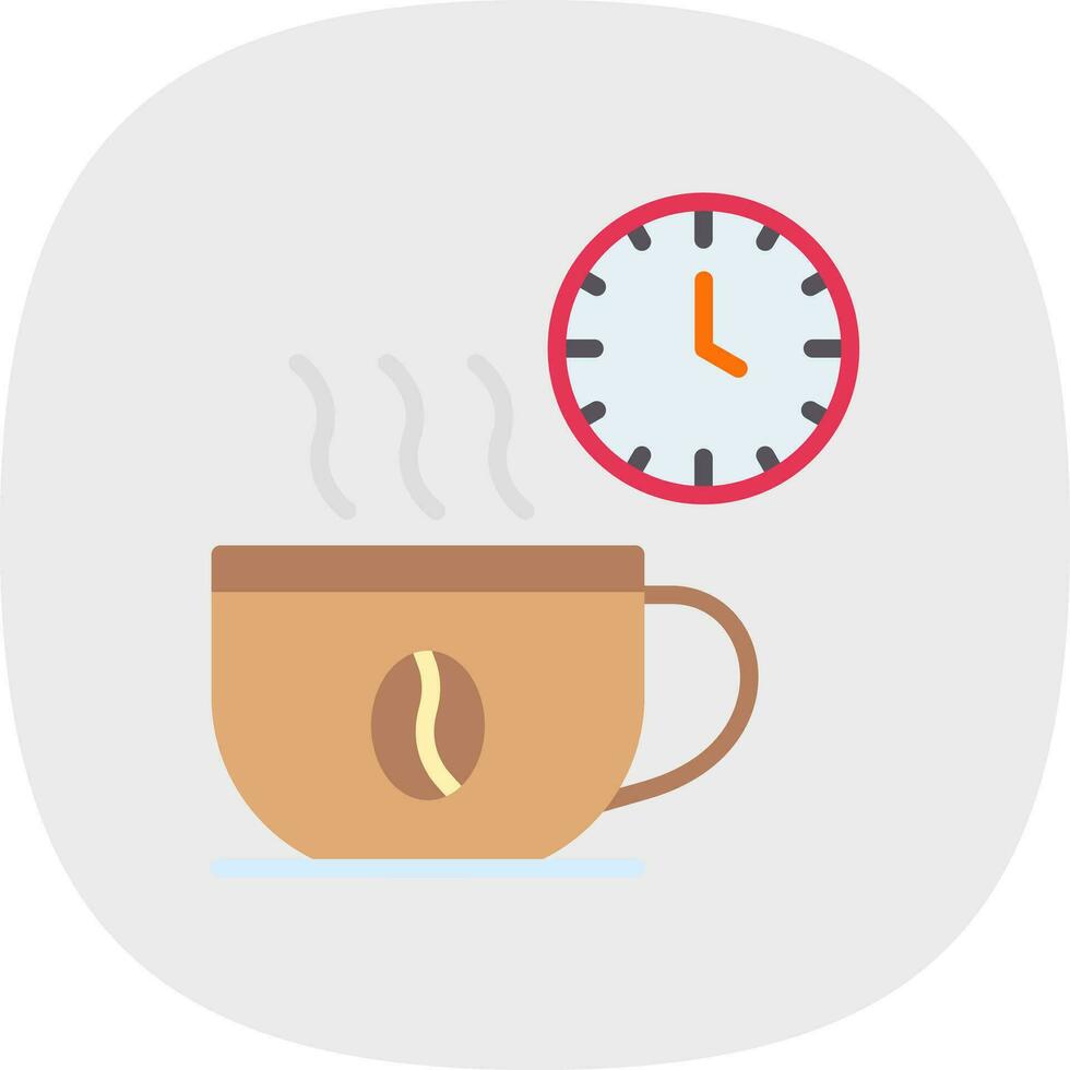 Coffee Break Vector Icon Design