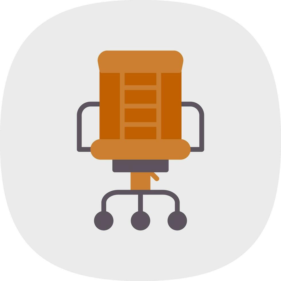 diseño de icono de vector de silla de jefe