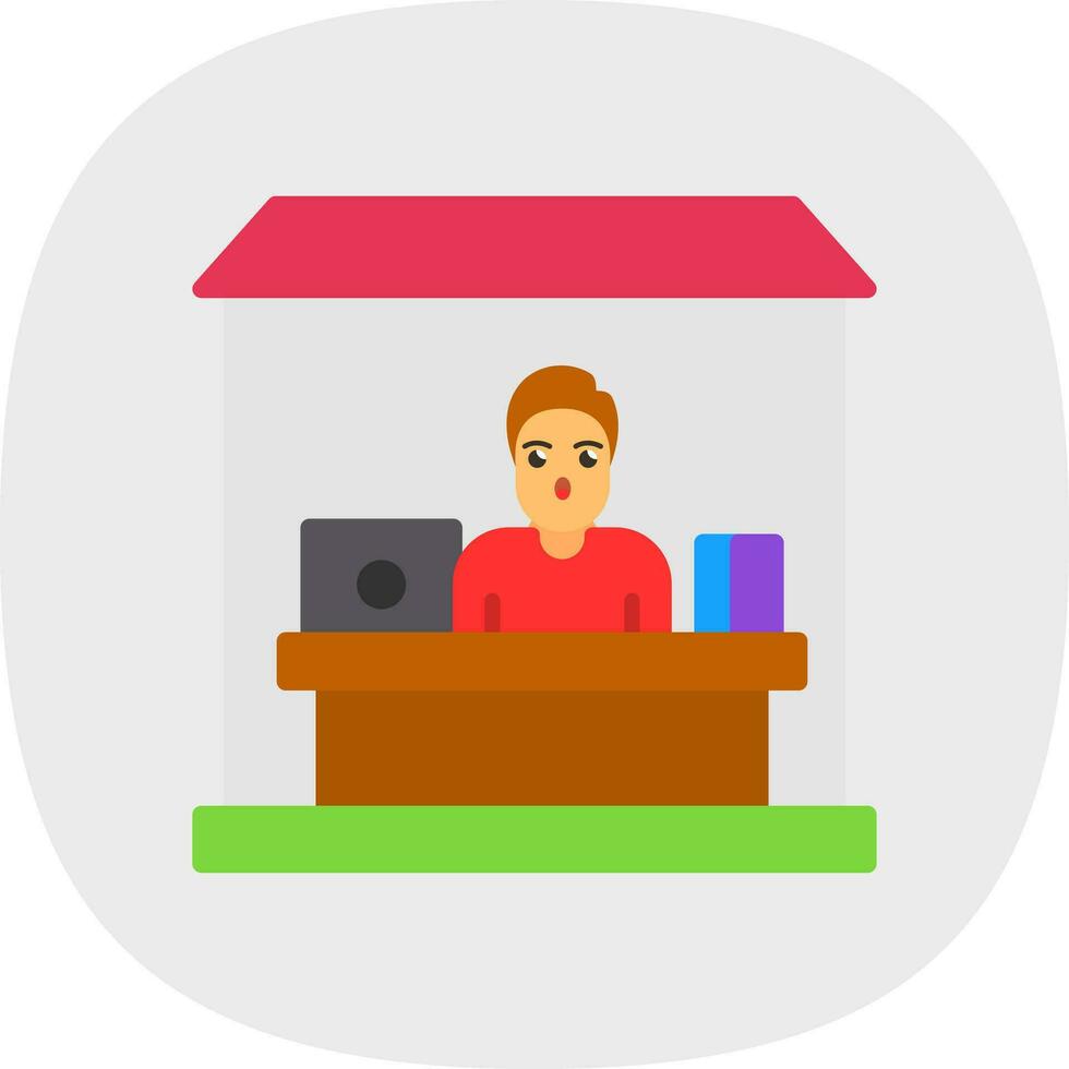 Home Office Vector Icon Design