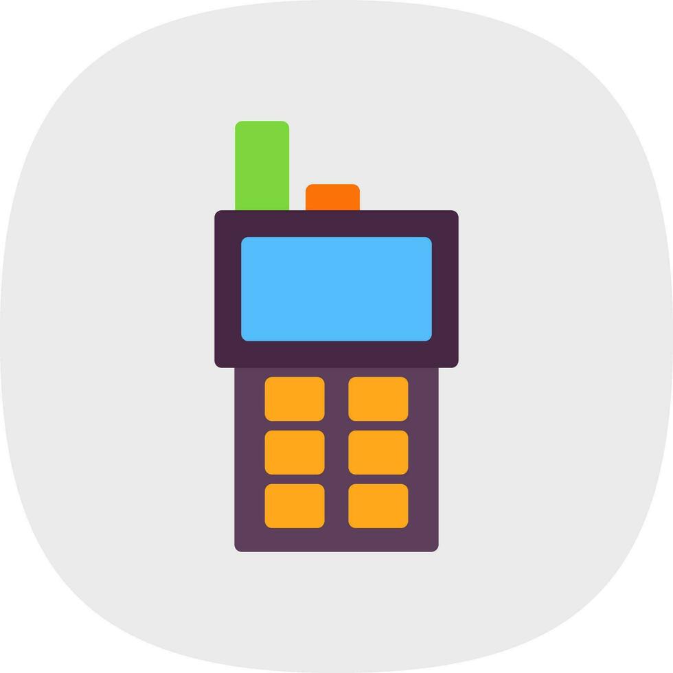 Walkie Talkie Vector Icon Design