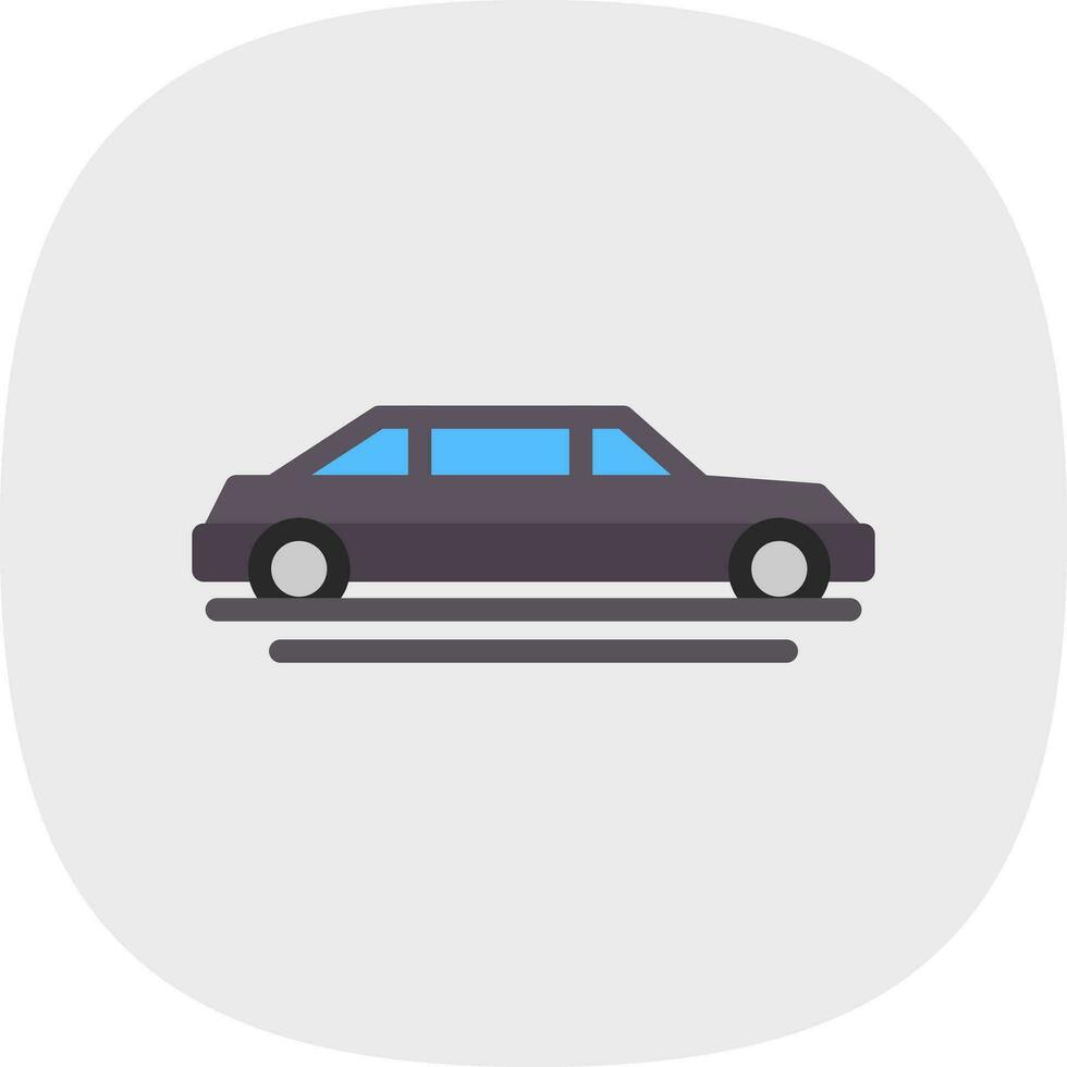 Limousine Vector Icon Design