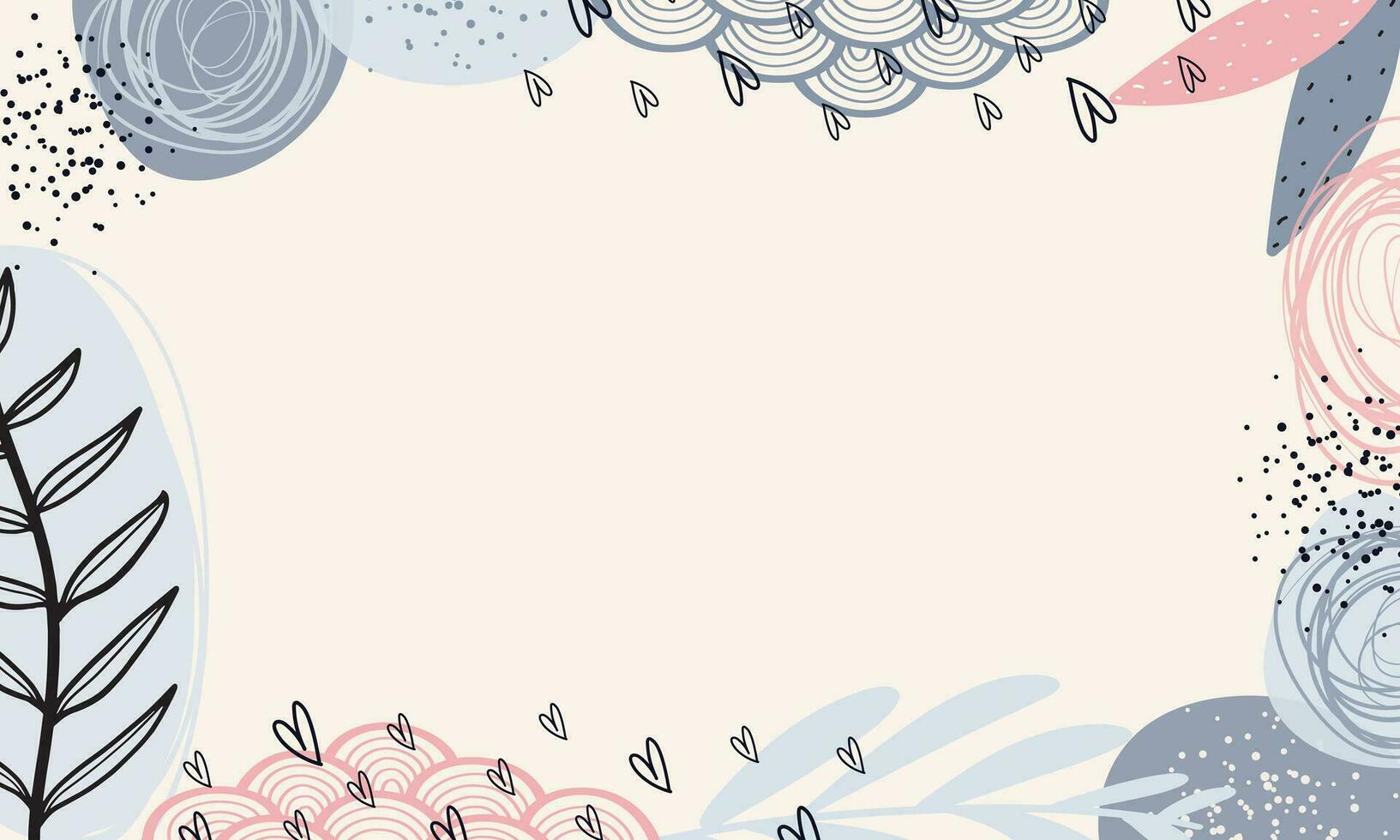 creative abstract art banner background vector