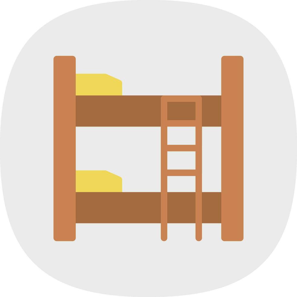 Bunk Vector Icon Design