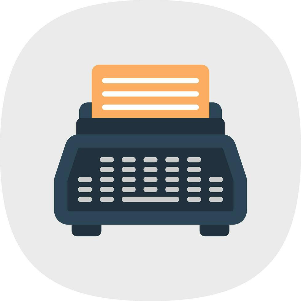 Typing Vector Icon Design