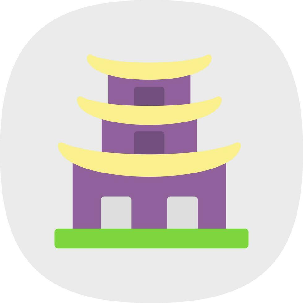 Temple Vector Icon Design