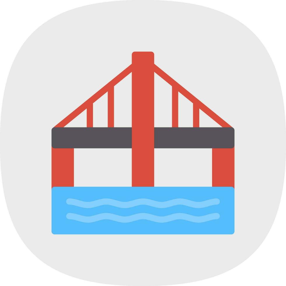 diseño de icono de vector de puente