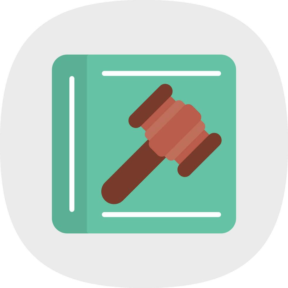 Law In Order Vector Icon Design