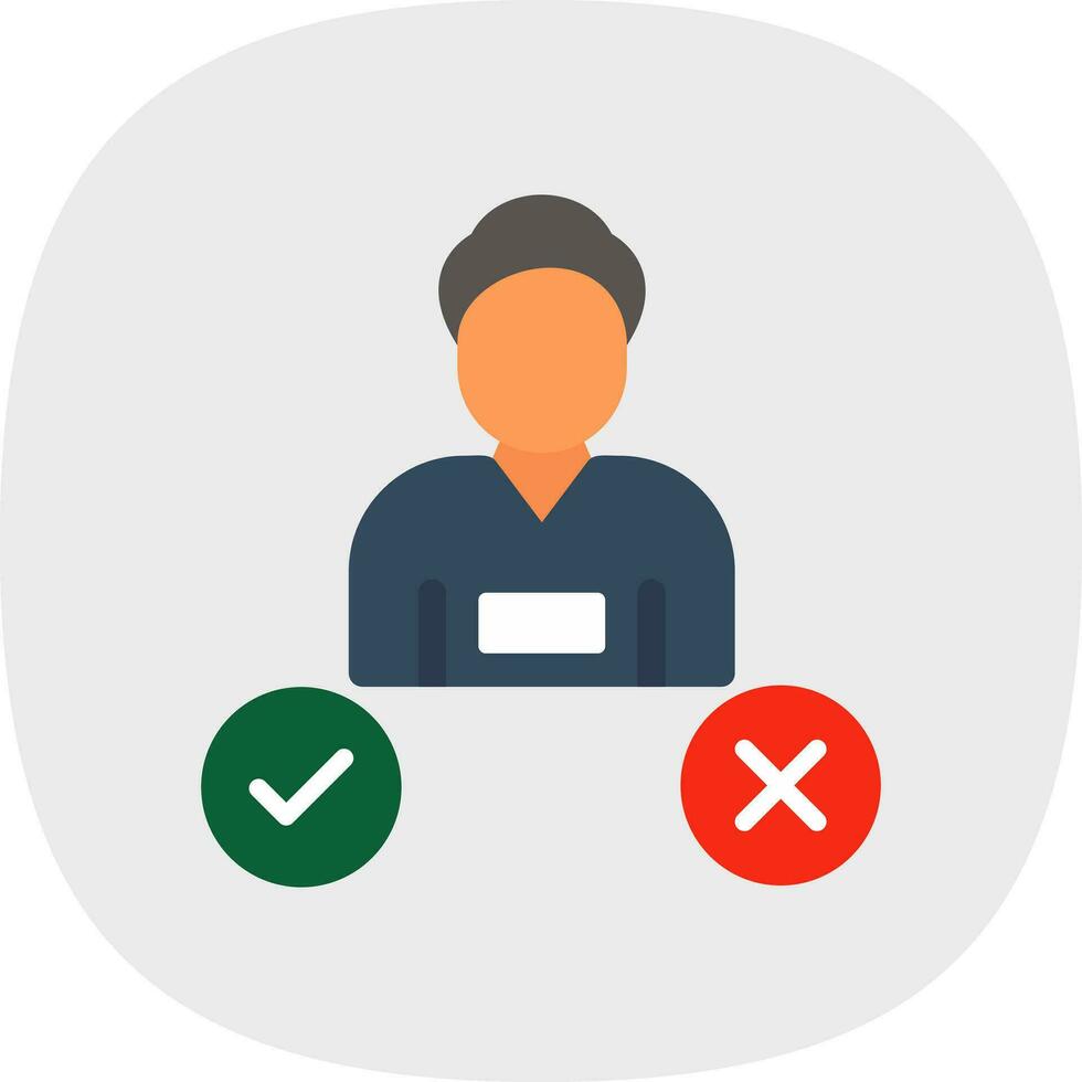 Decision Making Vector Icon Design