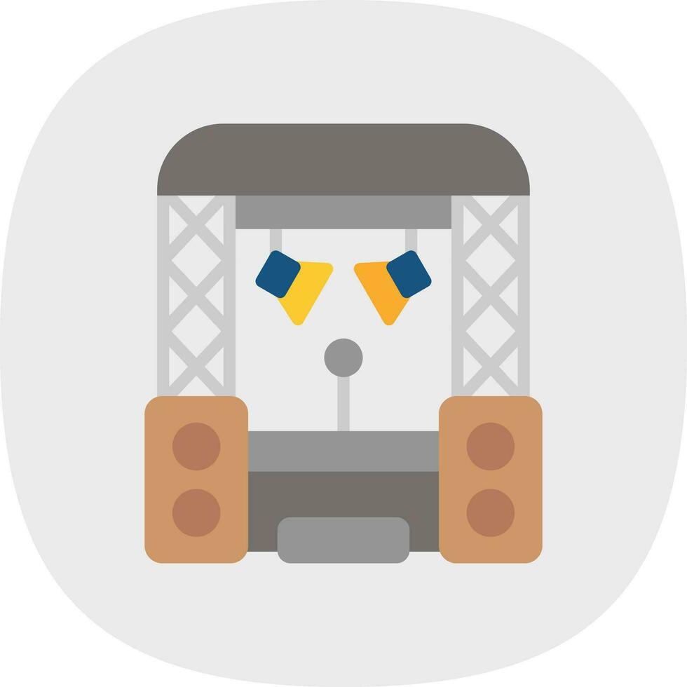 Stage Vector Icon Design