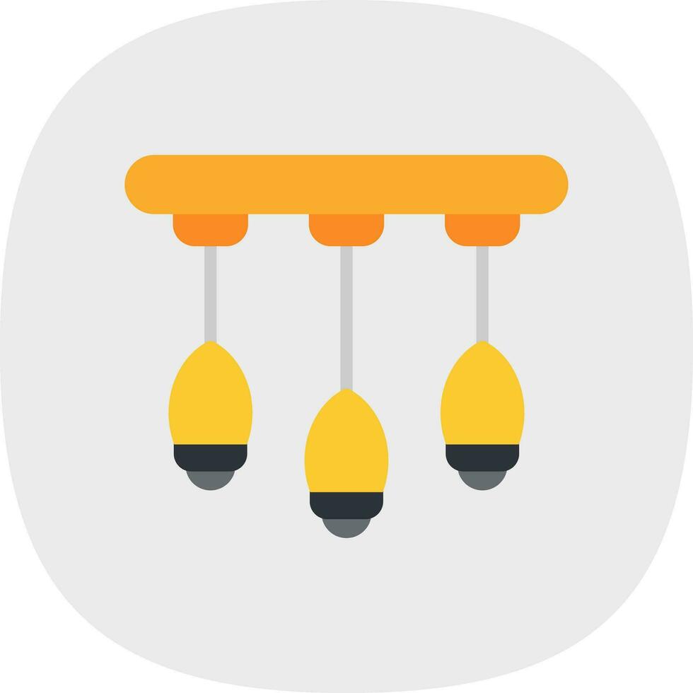 Chandelier Vector Icon Design