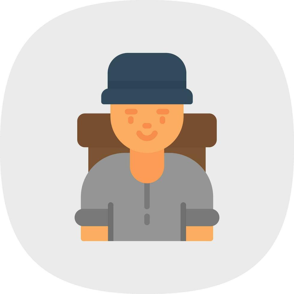 Traveller Vector Icon Design