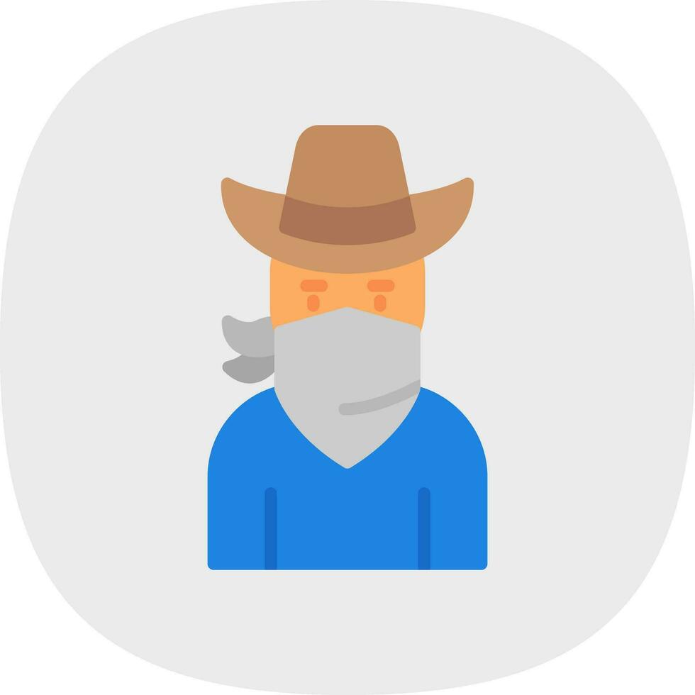 Bandit Vector Icon Design