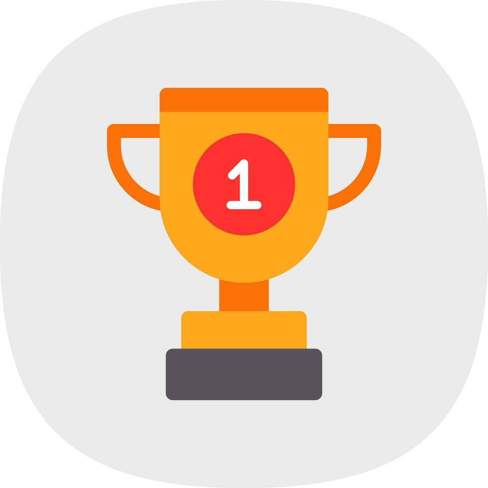 First Prize Vector Icon Design