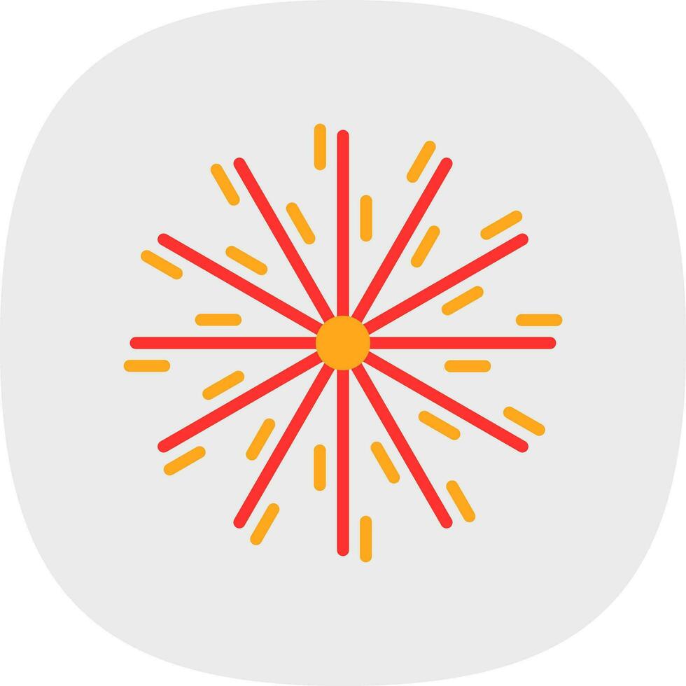 Fireworks Vector Icon Design