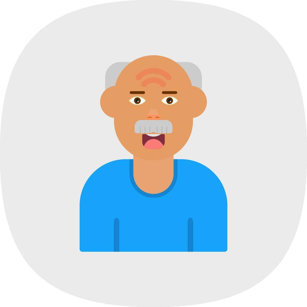 Elderly Vector Icon Design