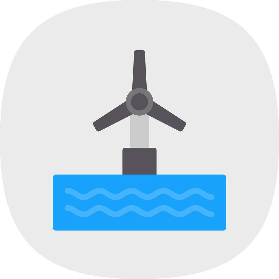 Turbine Vector Icon Design