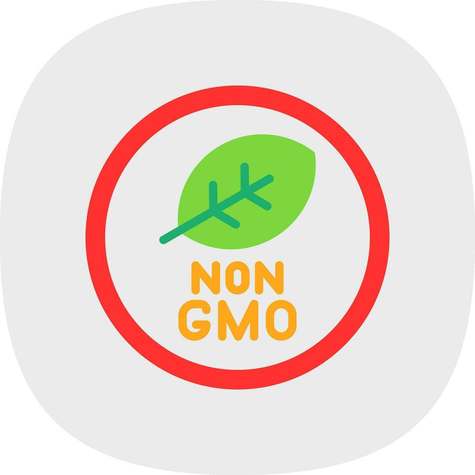 Non Gmo Vector Icon Design