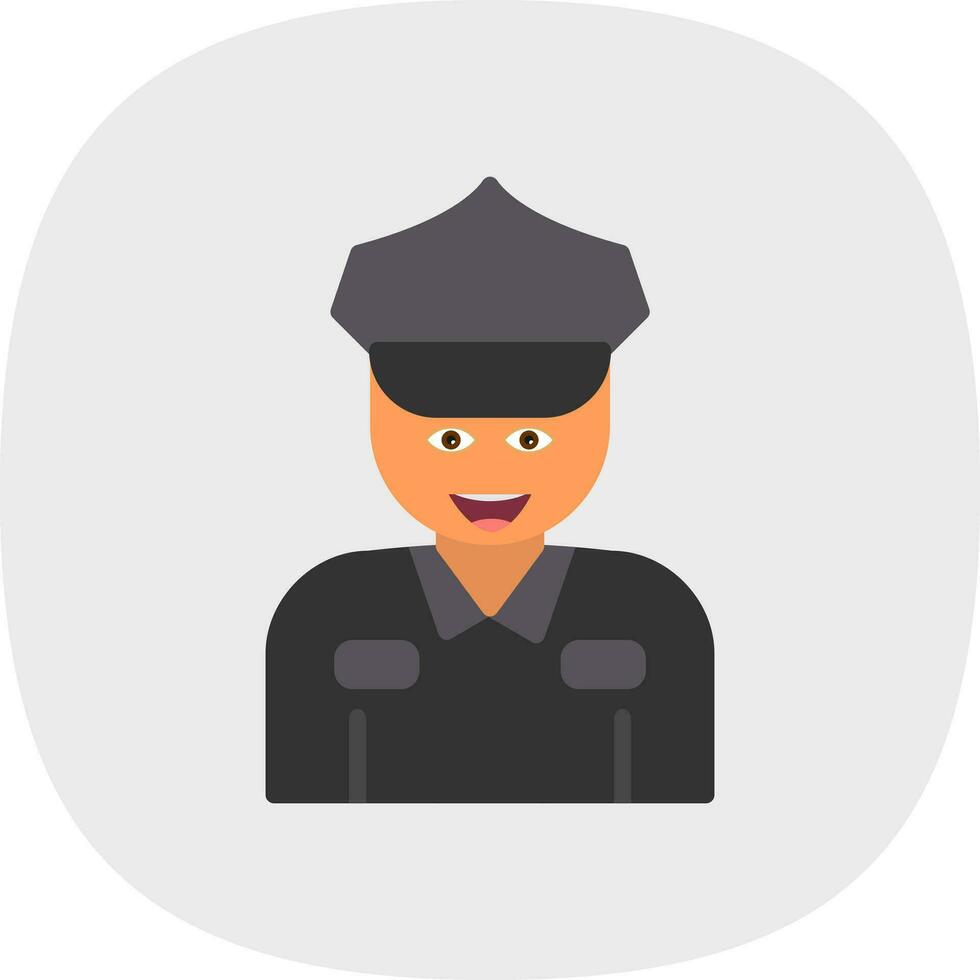 diseño de icono de vector de policía