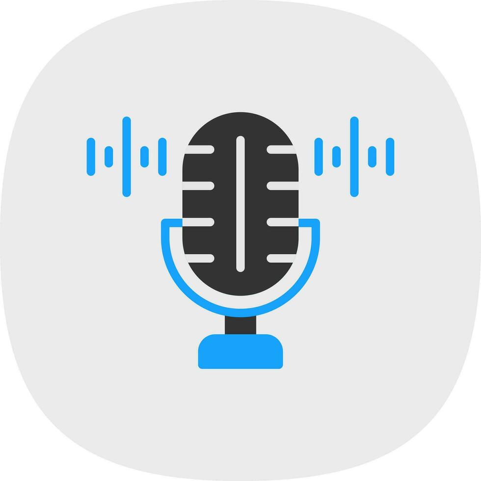 Voice Recorder Vector Icon Design