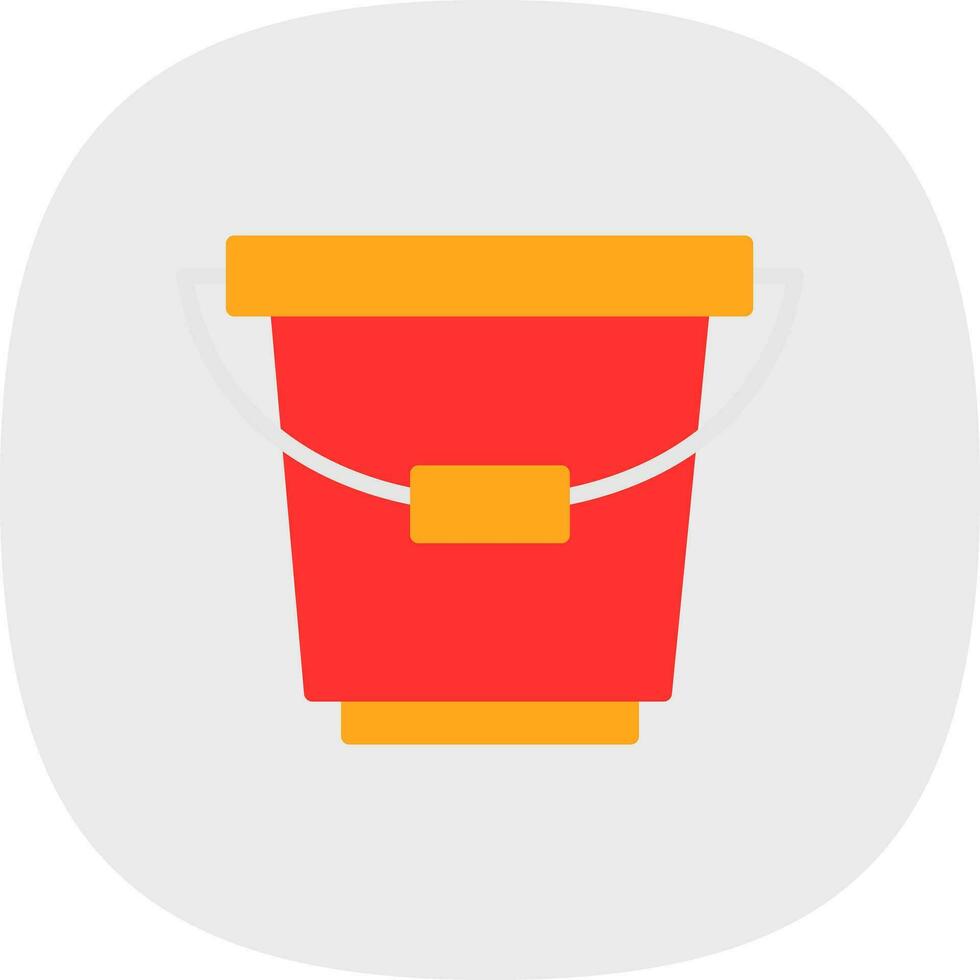 Bucket Vector Icon Design