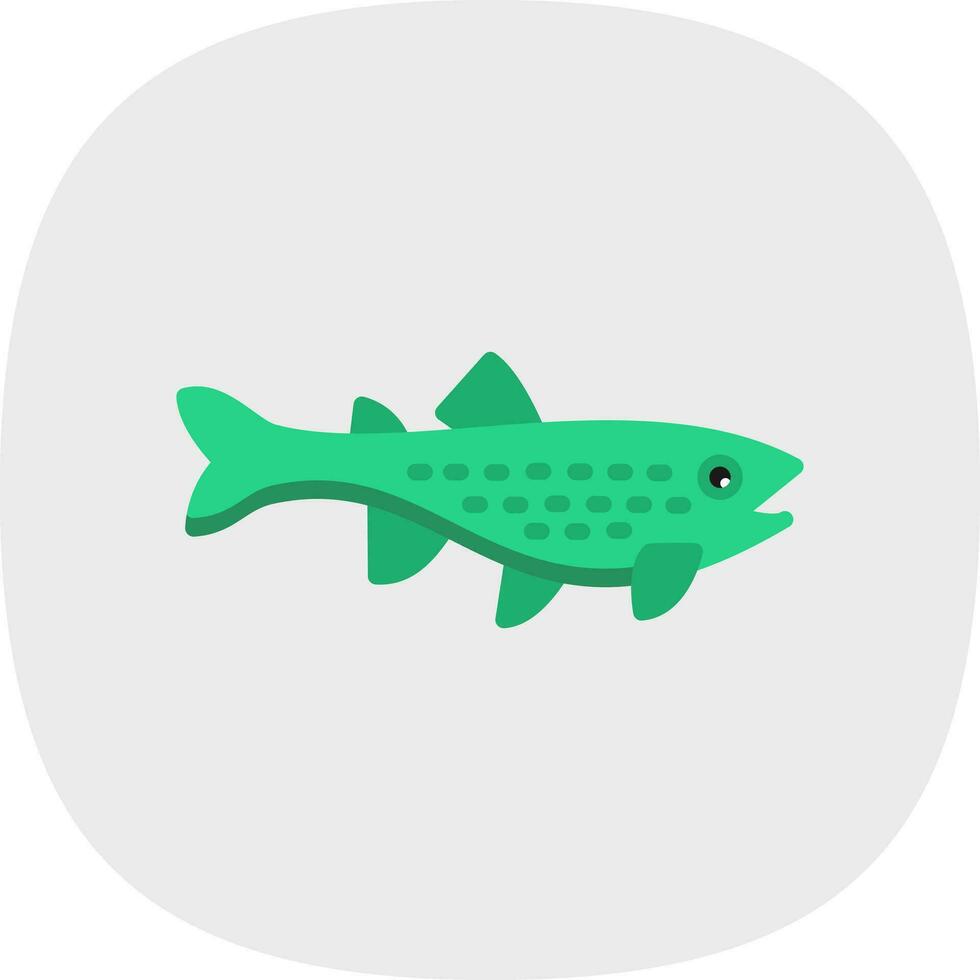 Trout Vector Icon Design