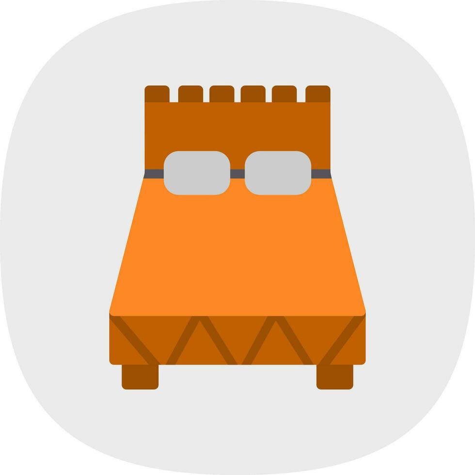 Bed Vector Icon Design