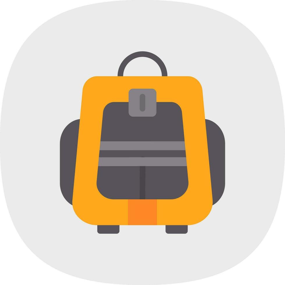 Backpacker Vector Icon Design