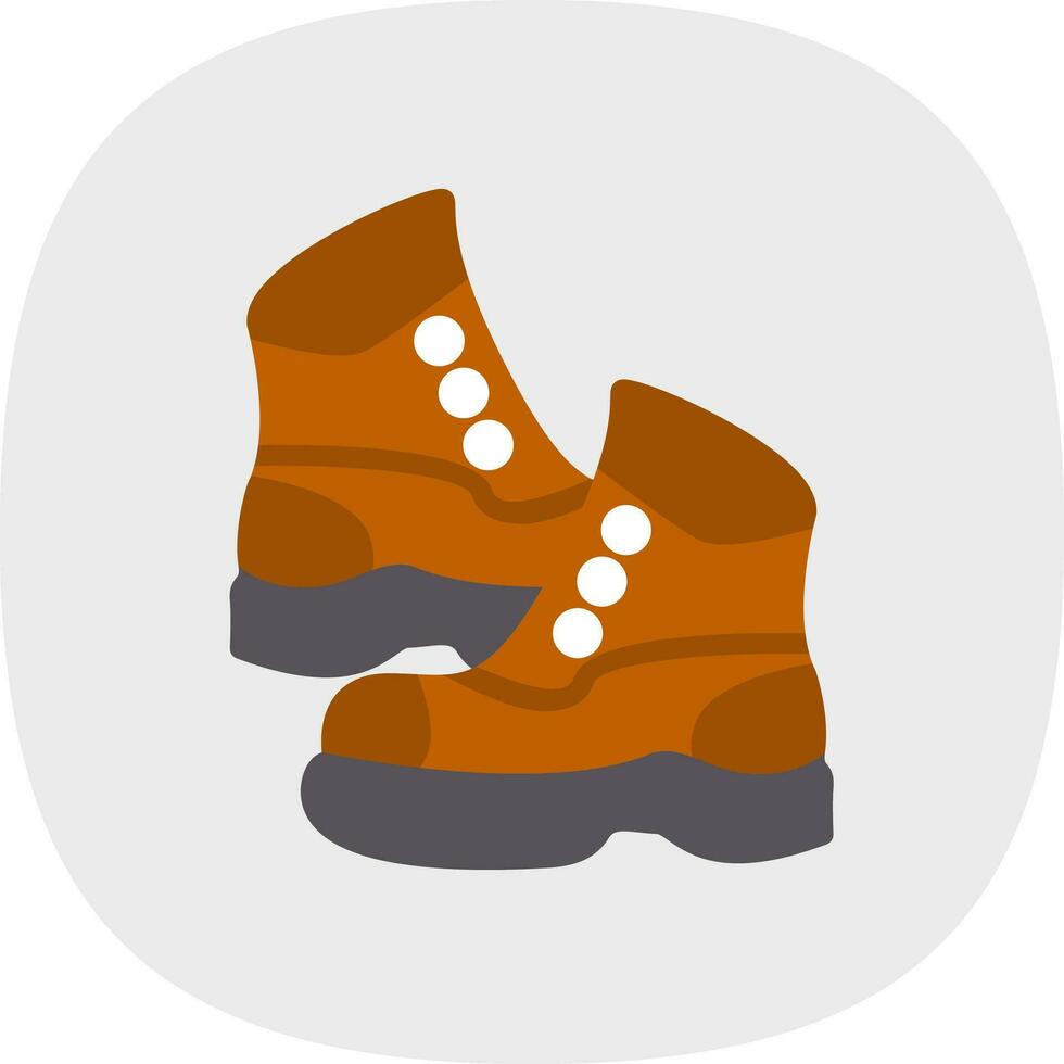 diseño de icono de vector de botas