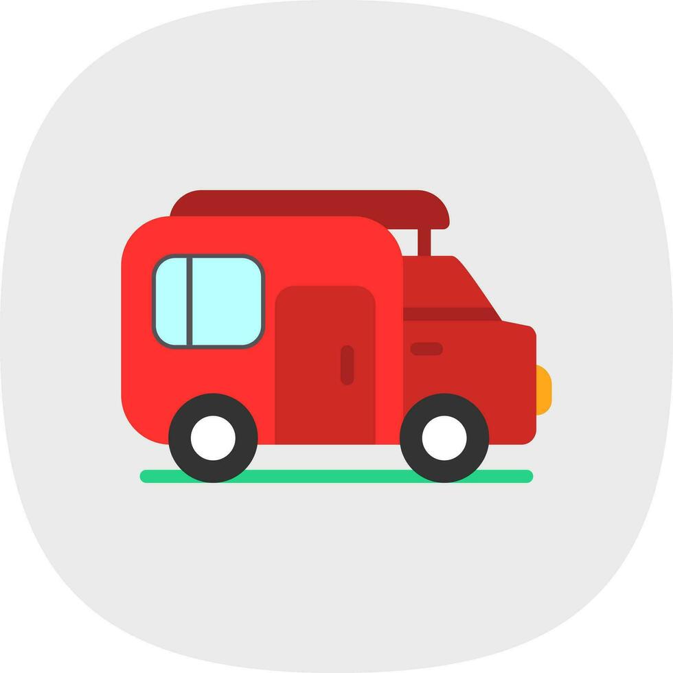 diseño de icono de vector de caravana