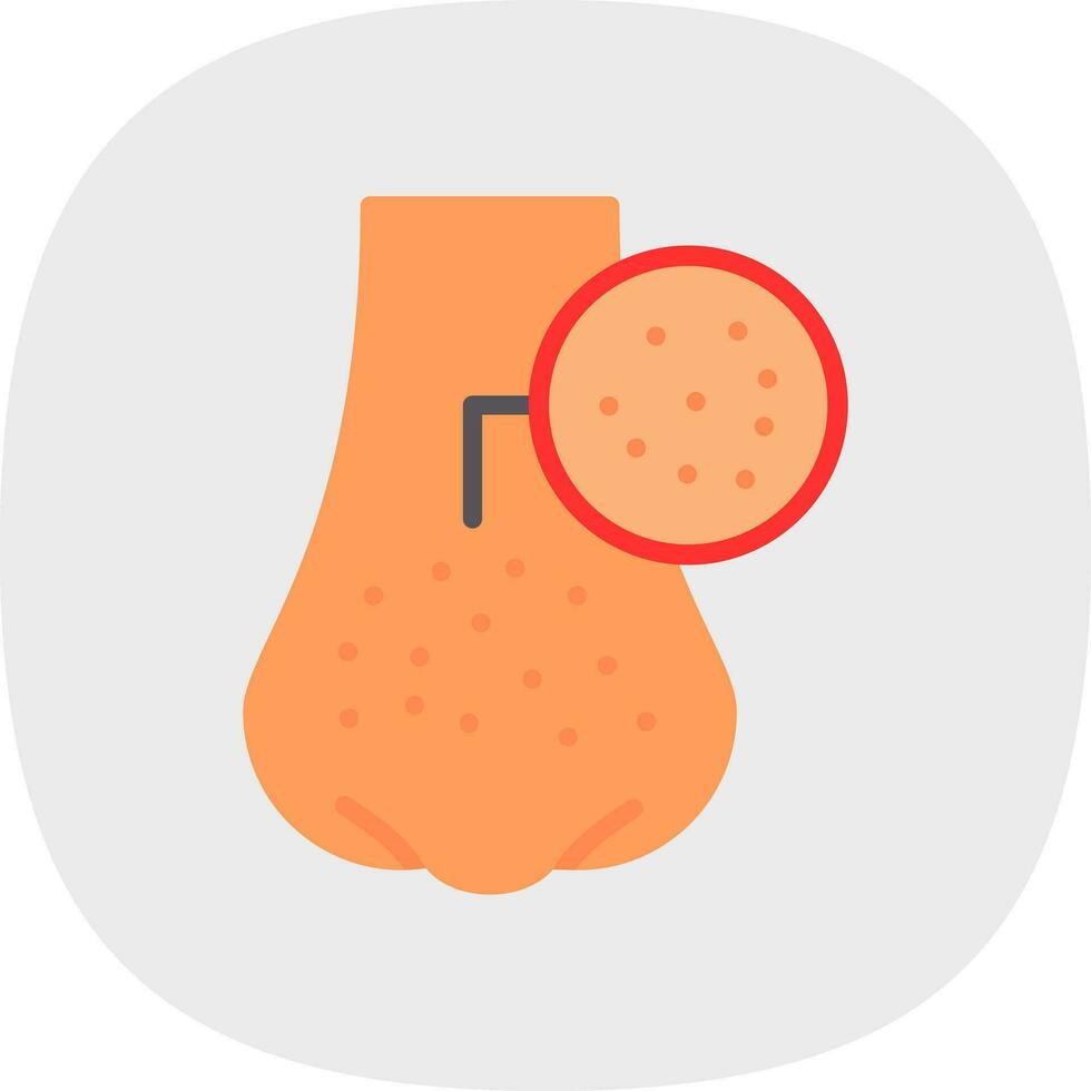 Blackhead Vector Icon Design