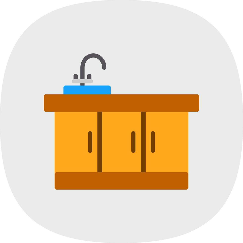 Kitchen Sink Vector Icon Design