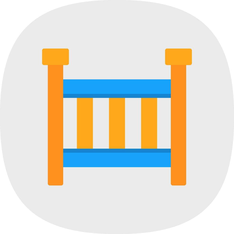 Crib Vector Icon Design