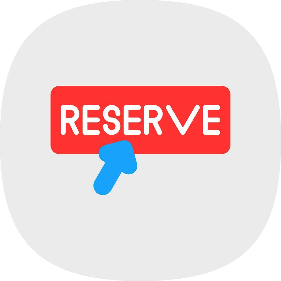 diseño de icono de vector de reserva