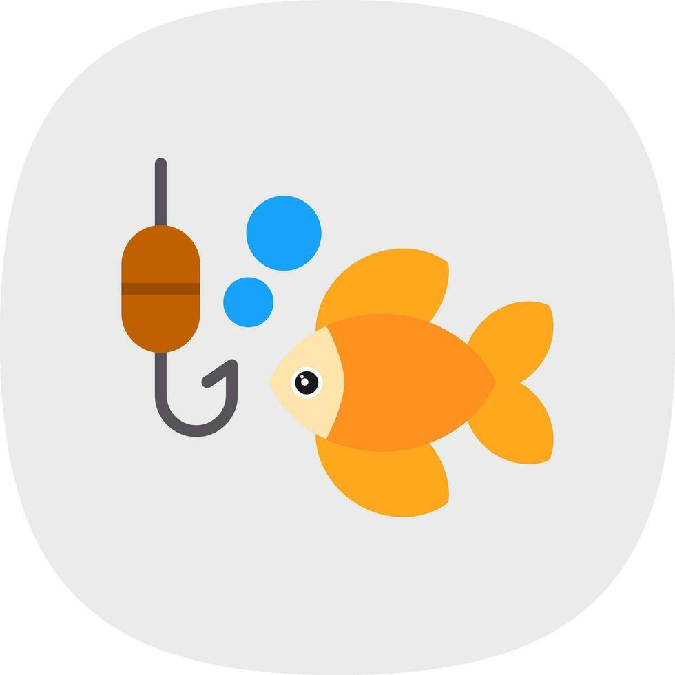 Fishing Vector Icon Design