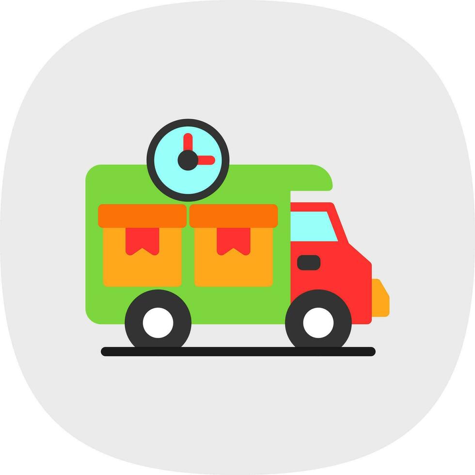 Delivery Time Vector Icon Design