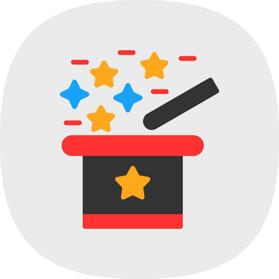 Magic Trick Vector Icon Design