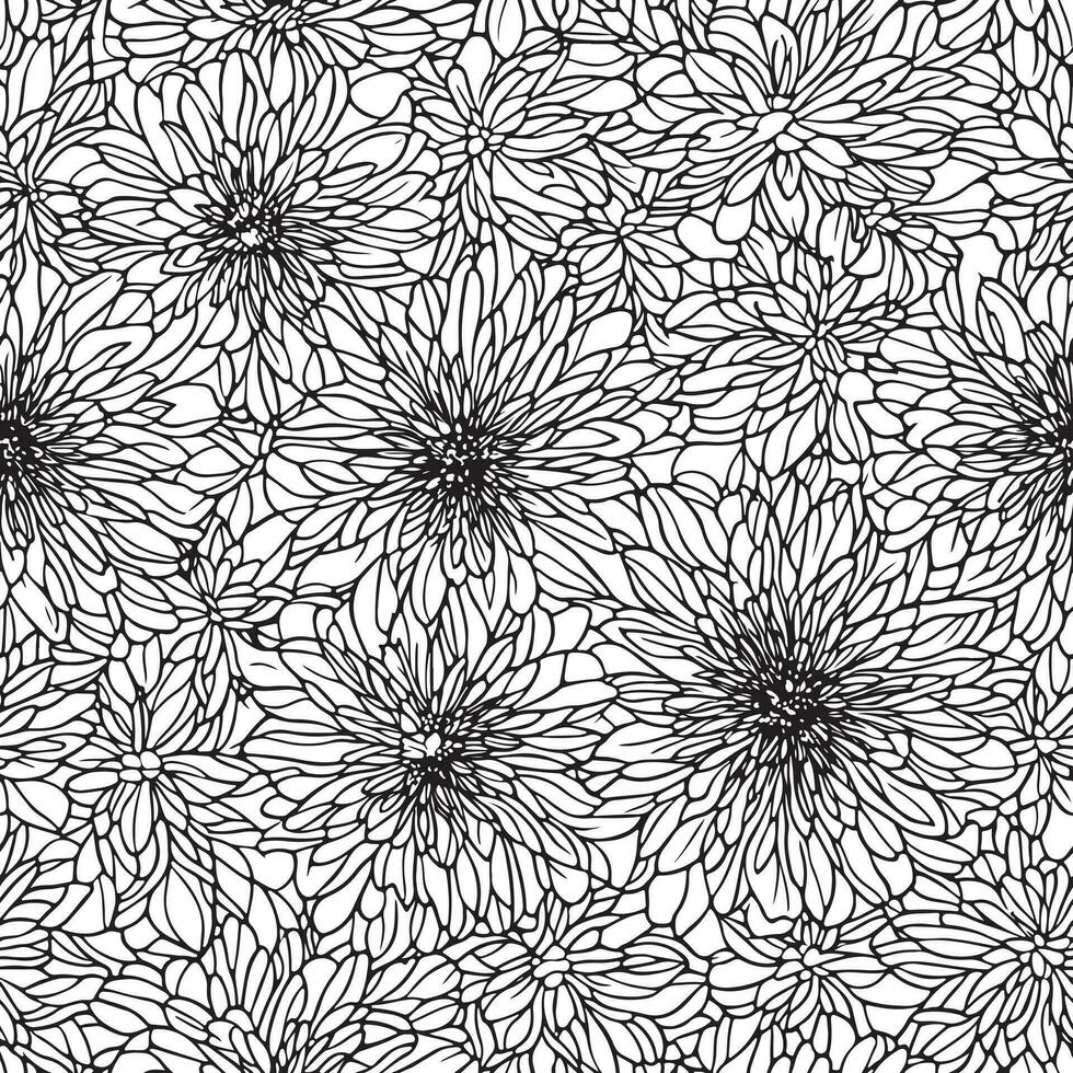 floral sin costura modelo. diagonal flor líneas modelo antecedentes. plano resumen flor líneas modelo. Derecho rayas textura antecedentes. línea modelo vector ilustración antecedentes.