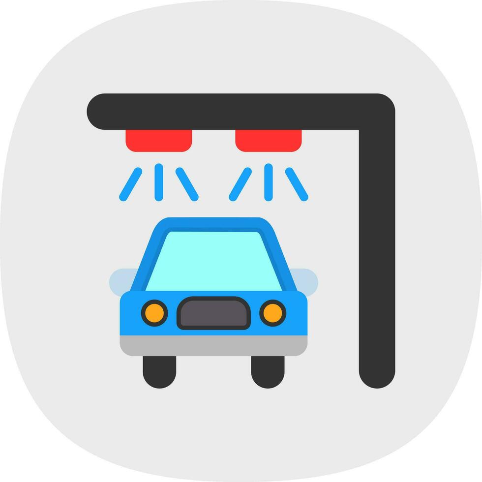 Car Wash Vector Icon Design