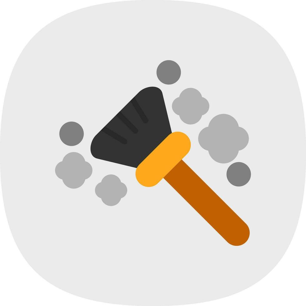 Feather Duster Vector Icon Design