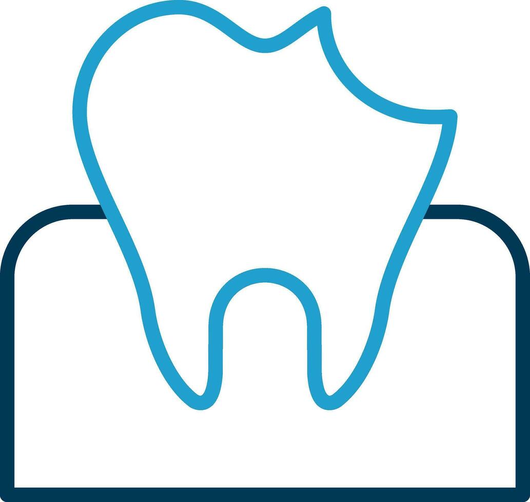 Dental Caries Vector Icon Design