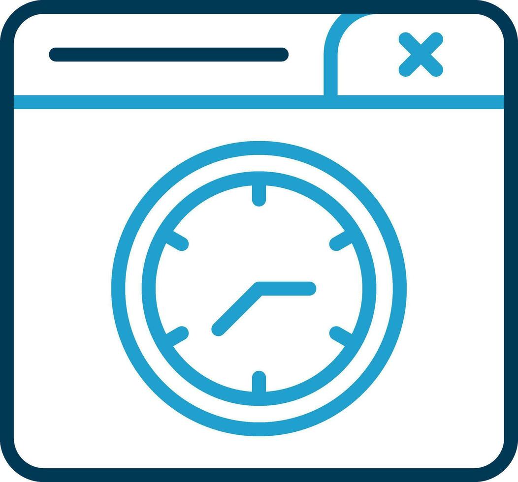 Clock Vector Icon Design