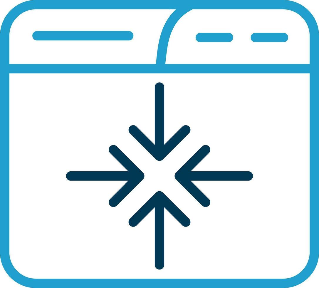 Minimize Vector Icon Design