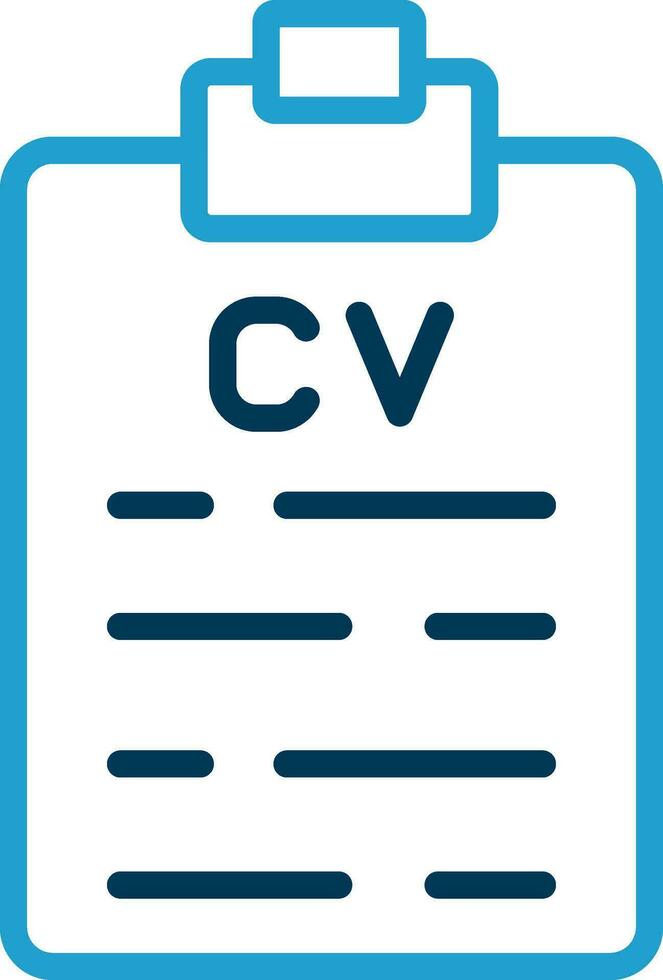 CV Vector Icon Design