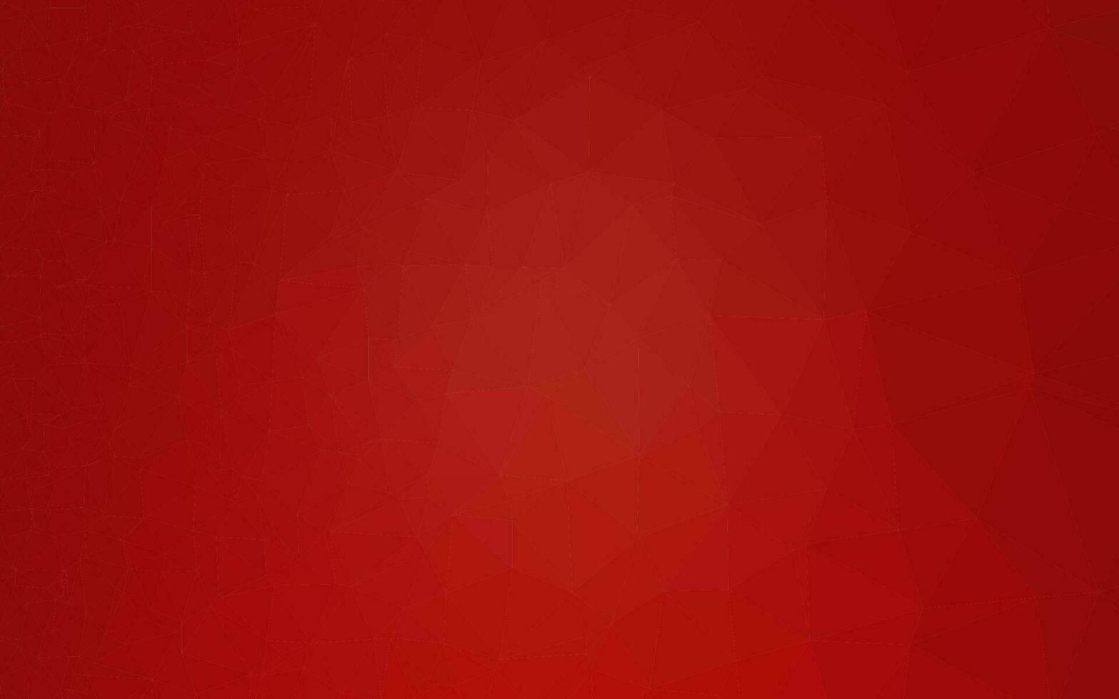 Light Red vector abstract polygonal texture.