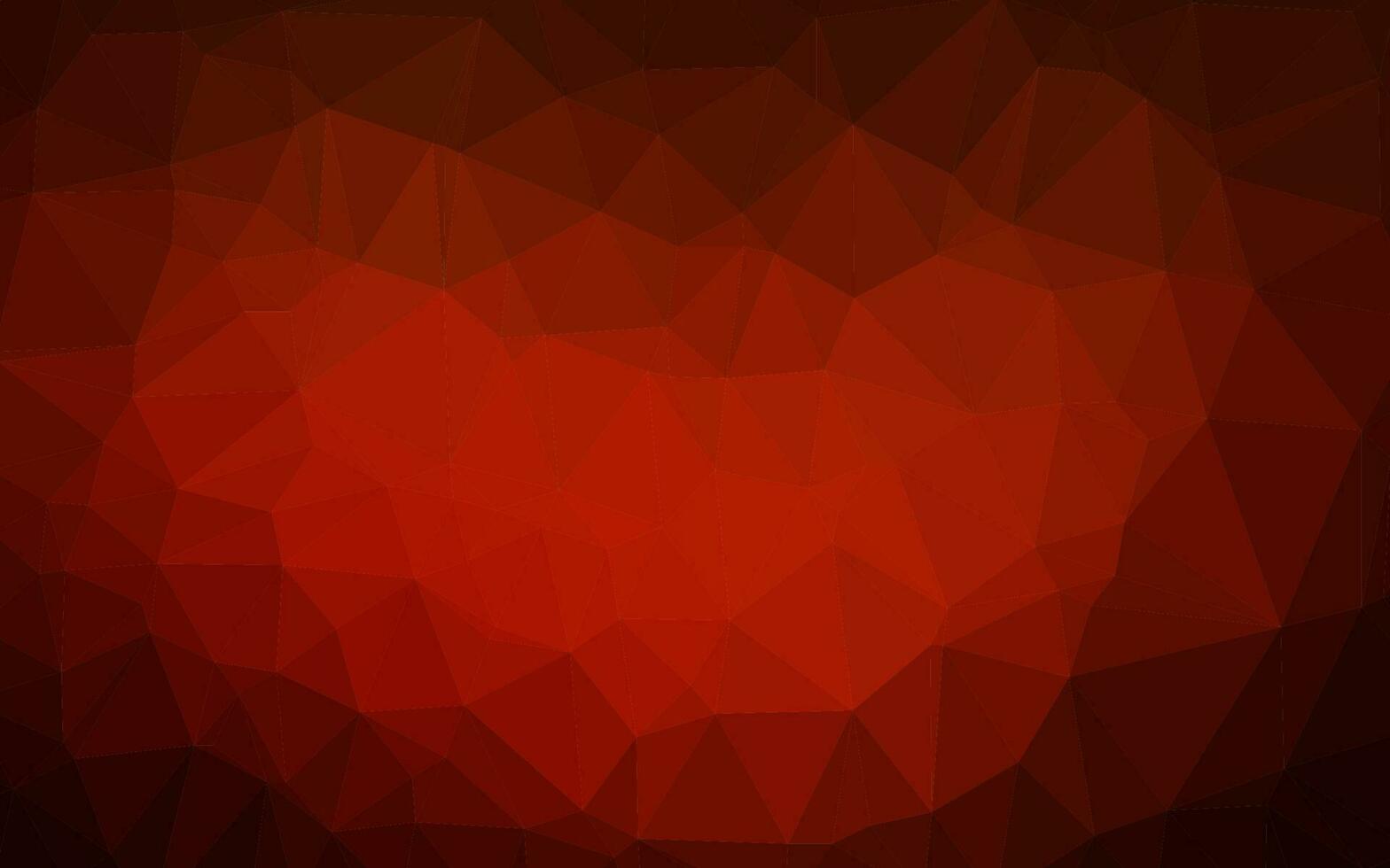Dark Red, Yellow vector shining triangular pattern.