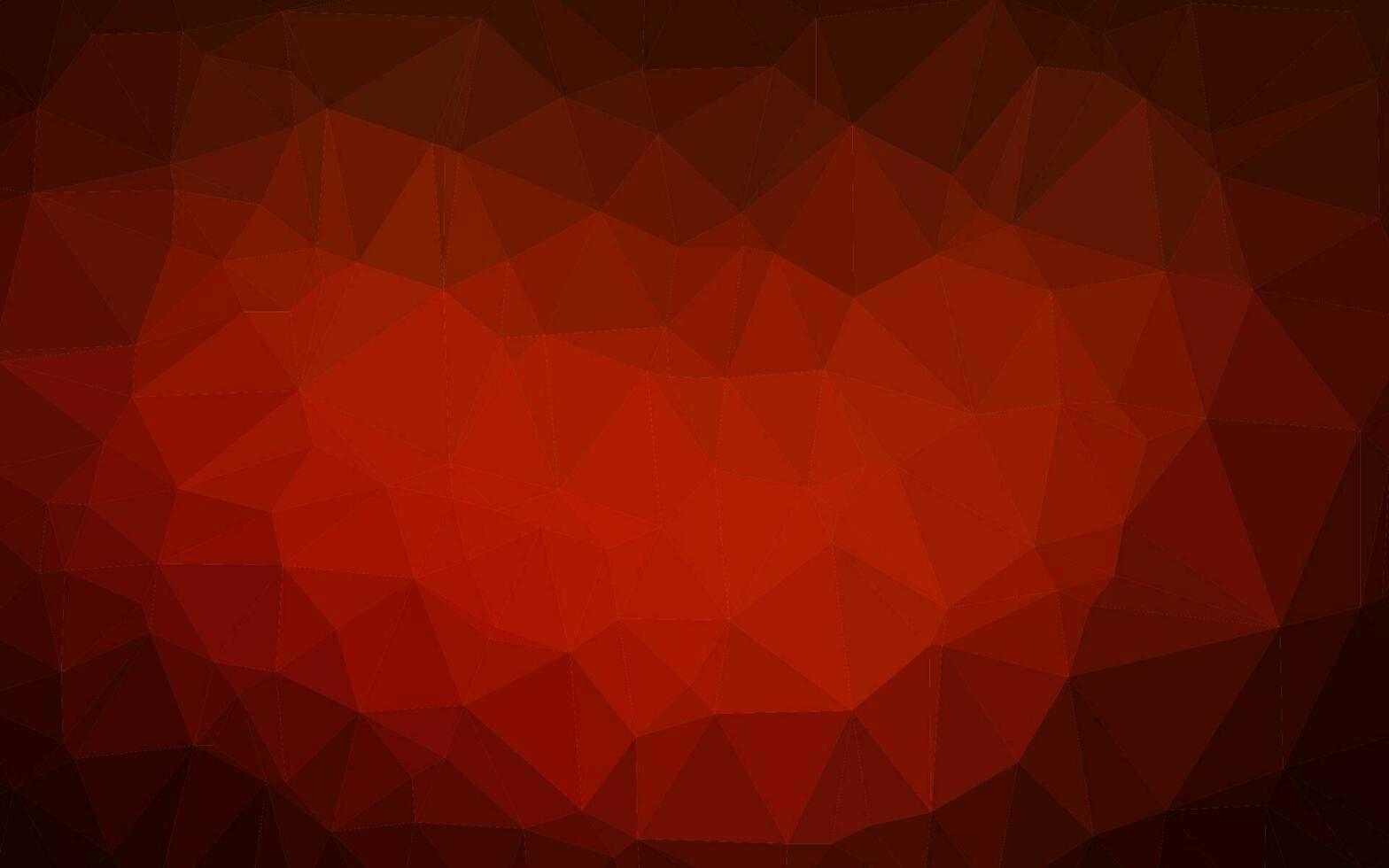 Dark Red, Yellow vector shining triangular pattern.