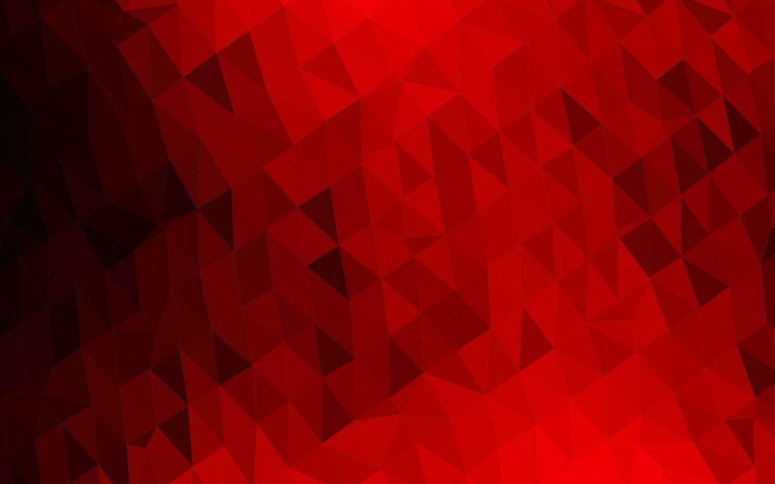 Light Red vector abstract polygonal layout.